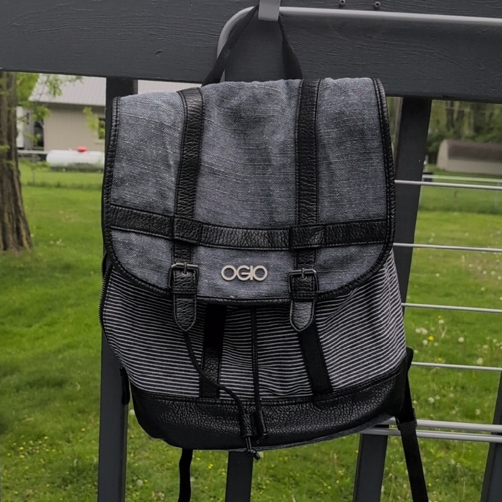 OGIO Black and Gray Backpack